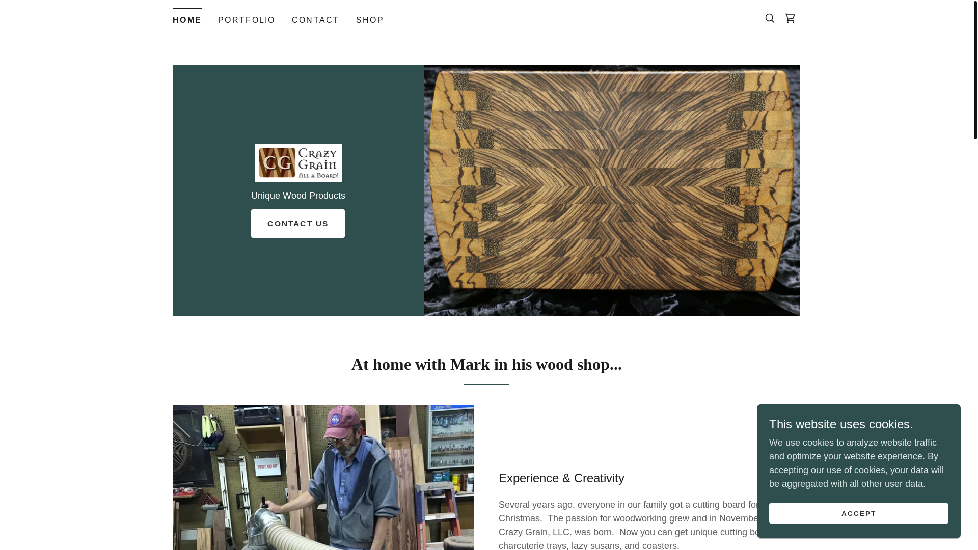 website screenshot of https://cheese-cutter.com/