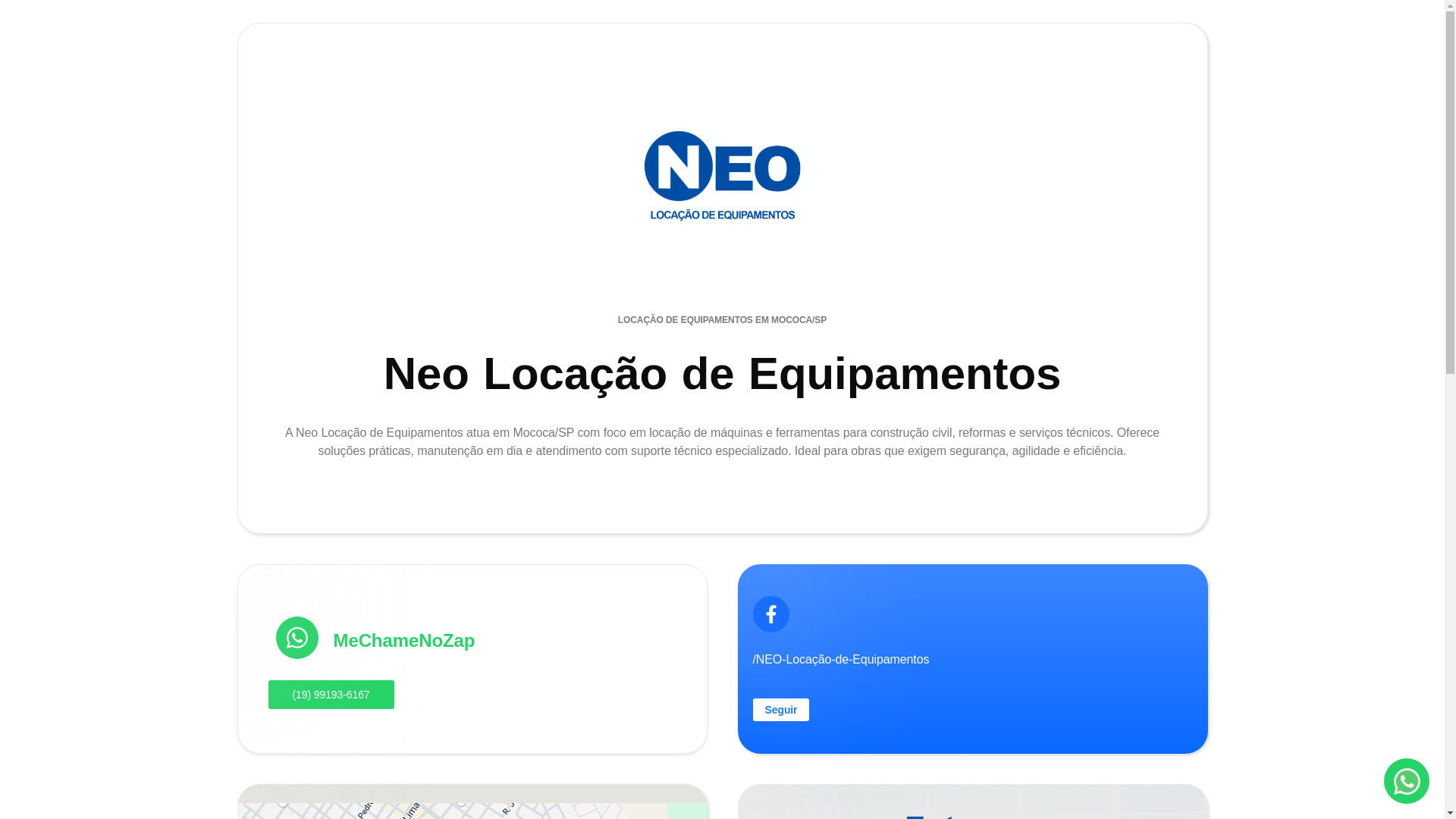 website screenshot of https://neolocacaodeequipamentos.com.br/