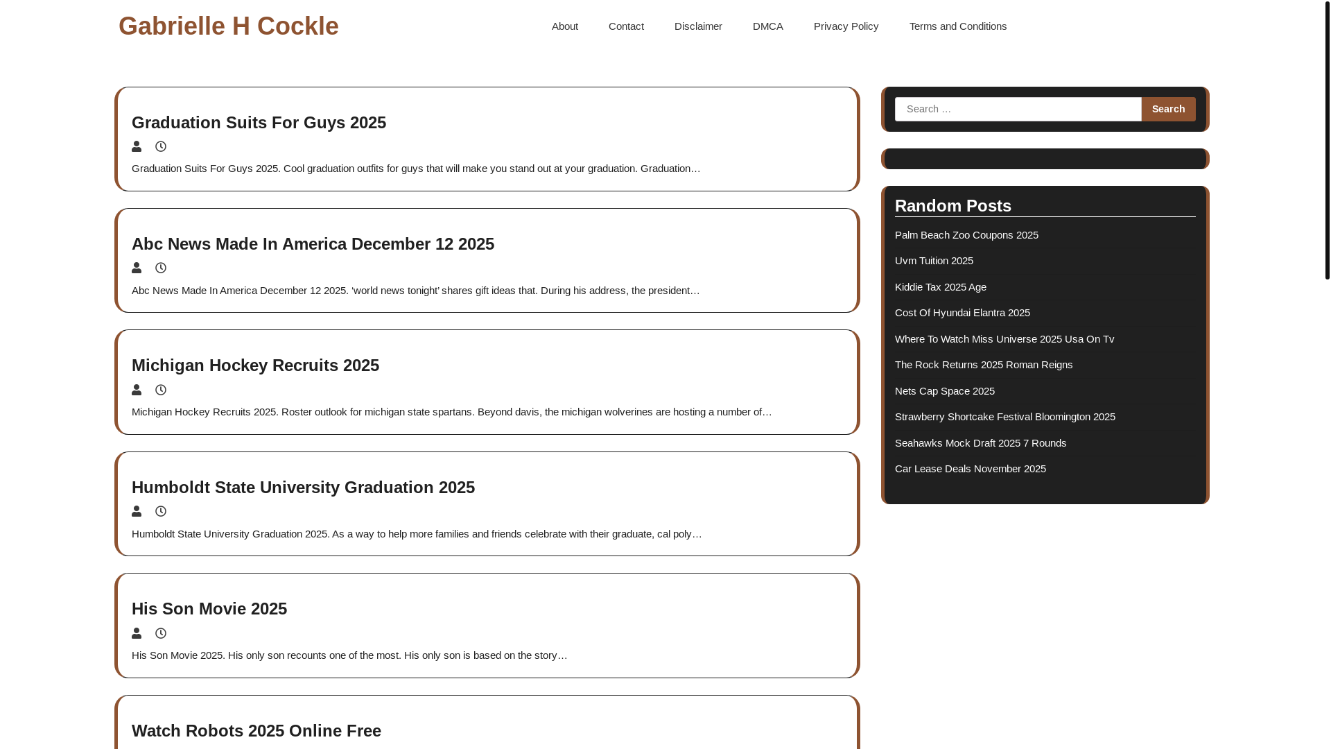 website screenshot of https://gabriellehcockle.pages.dev/
