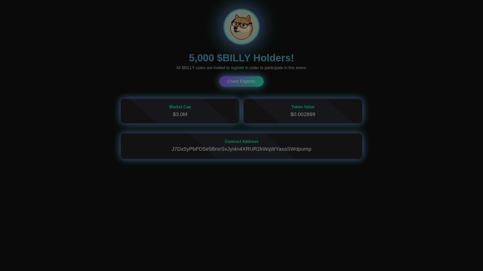 website screenshot of https://billymaxi-sol.com/