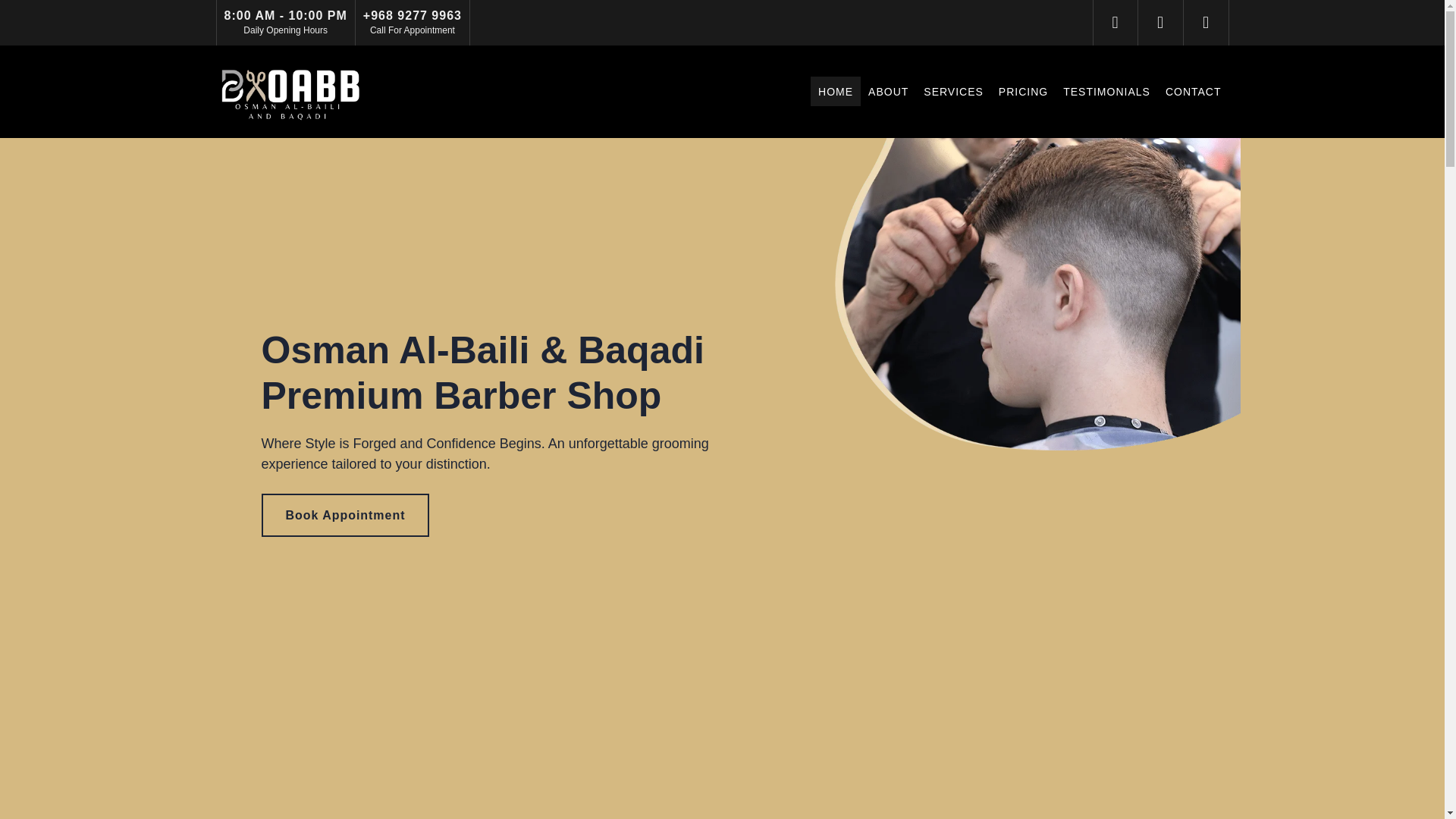 website screenshot of https://osmanalbaili-baqadi.com/