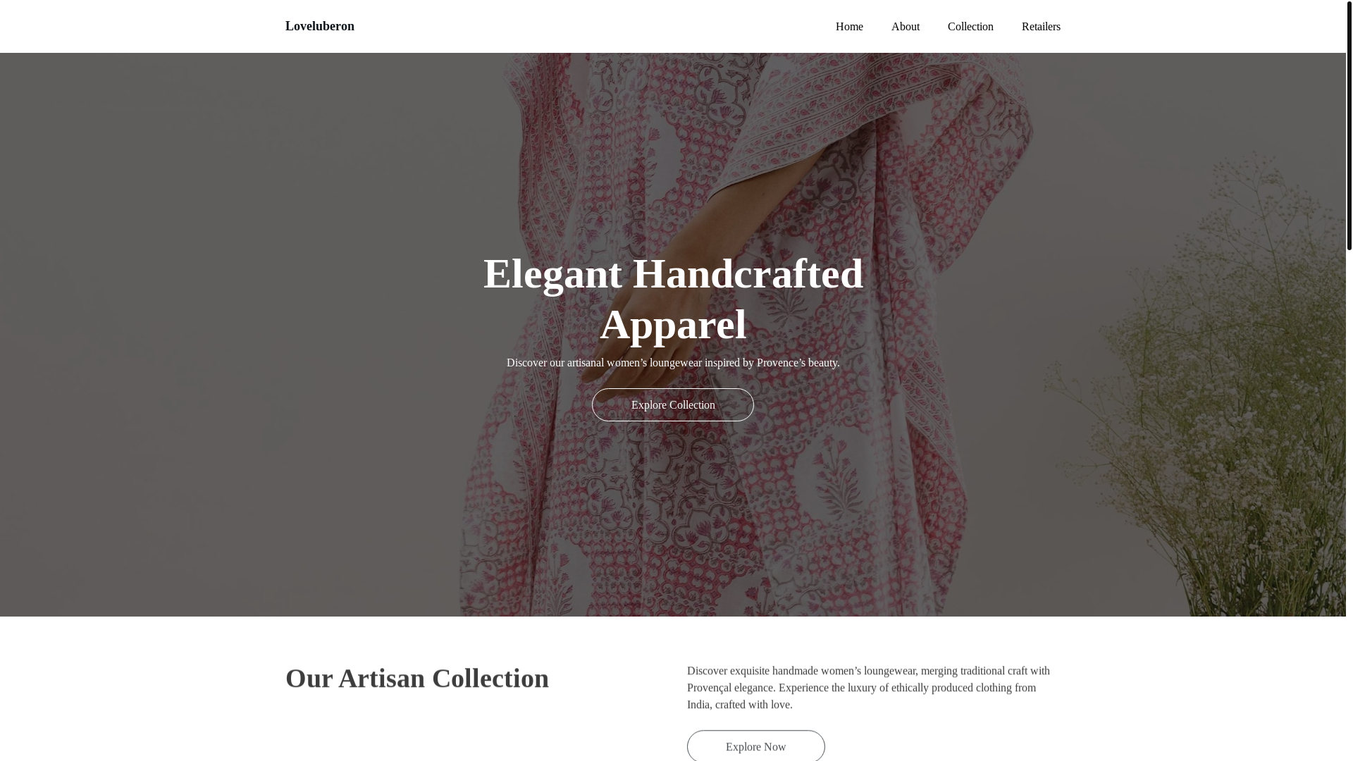 website screenshot of https://loveluberon.fr/