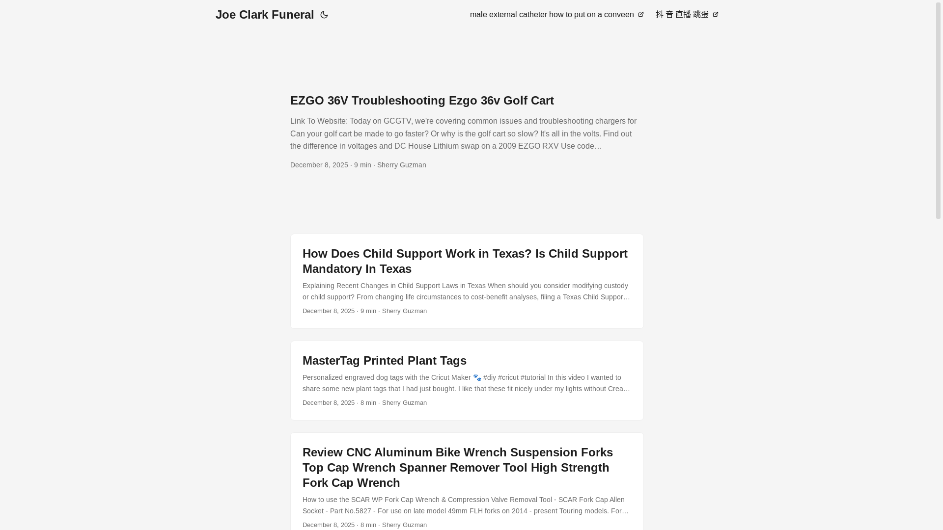 website screenshot of https://joeclarkfuneral.pages.dev/