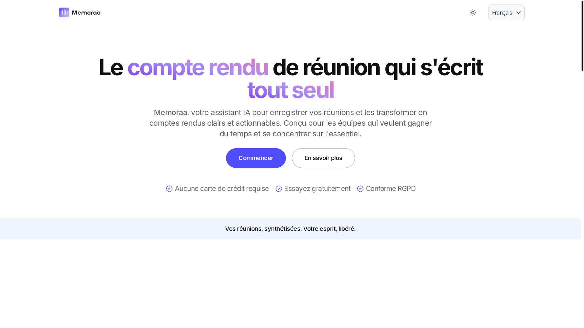 website screenshot of https://memoraa.pages.dev/