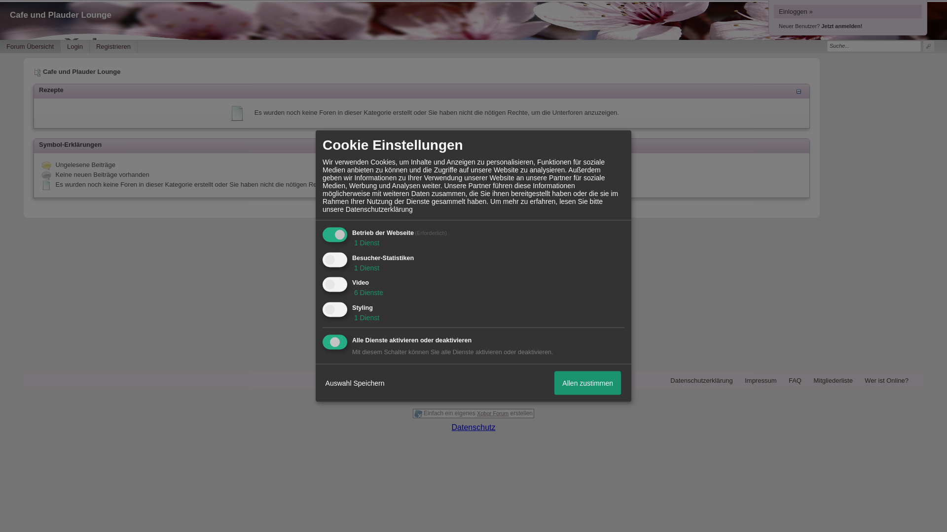 website screenshot of http://621685.xobor.de/