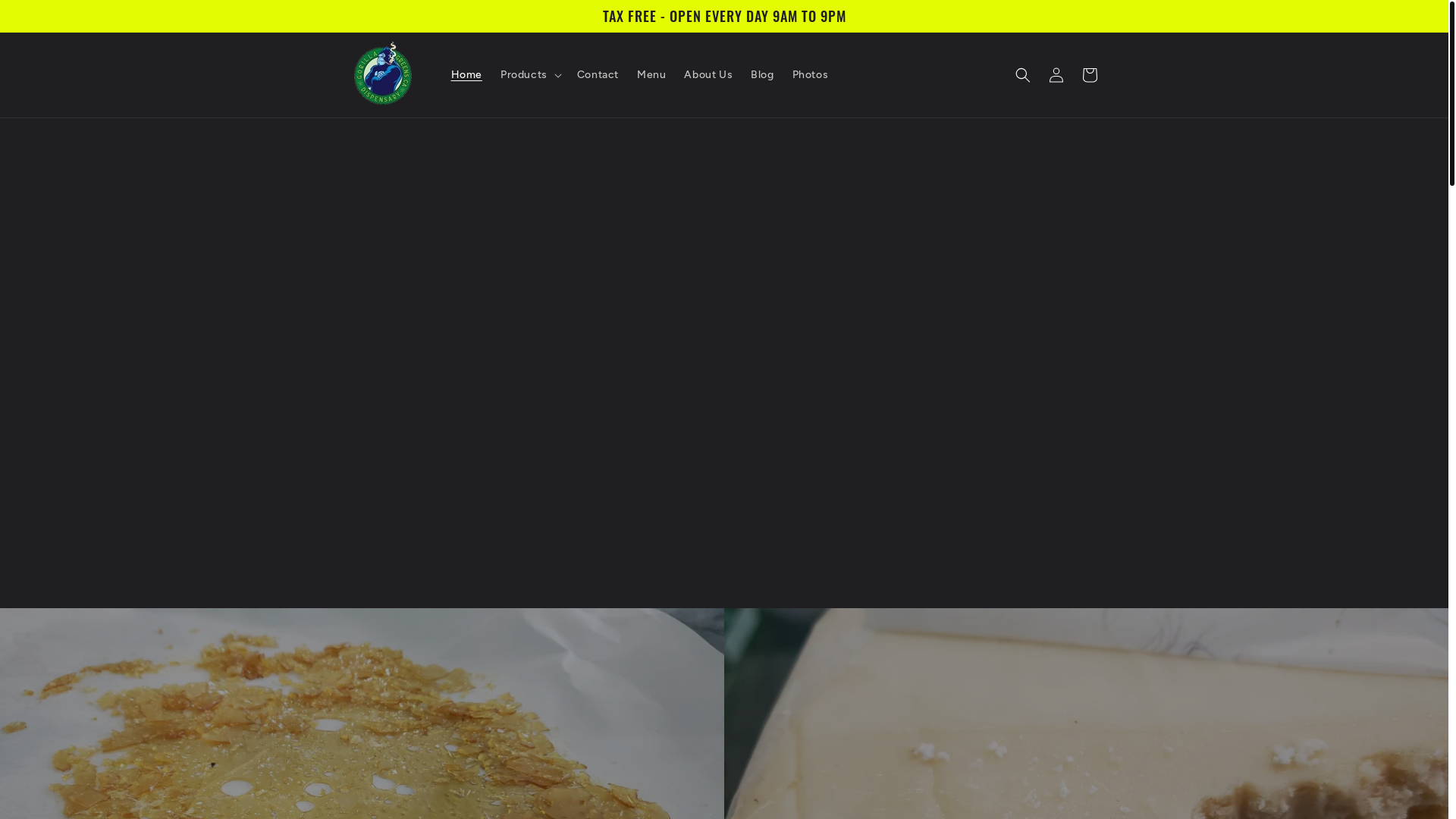 website screenshot of https://gorillagreensplaza.ca/