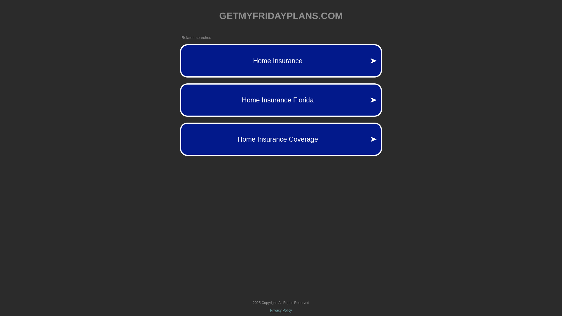 website screenshot of https://getmyfridayplans.com/