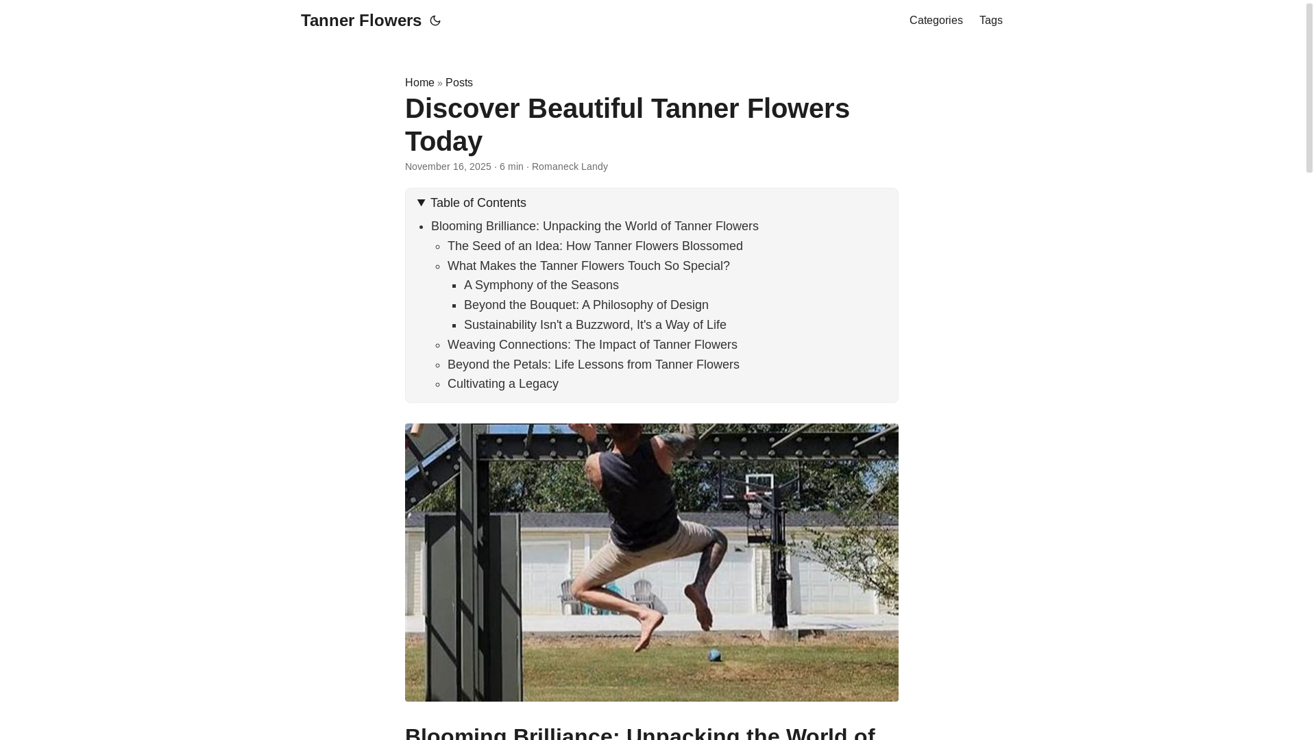 website screenshot of https://tannerflowers6.pages.dev/