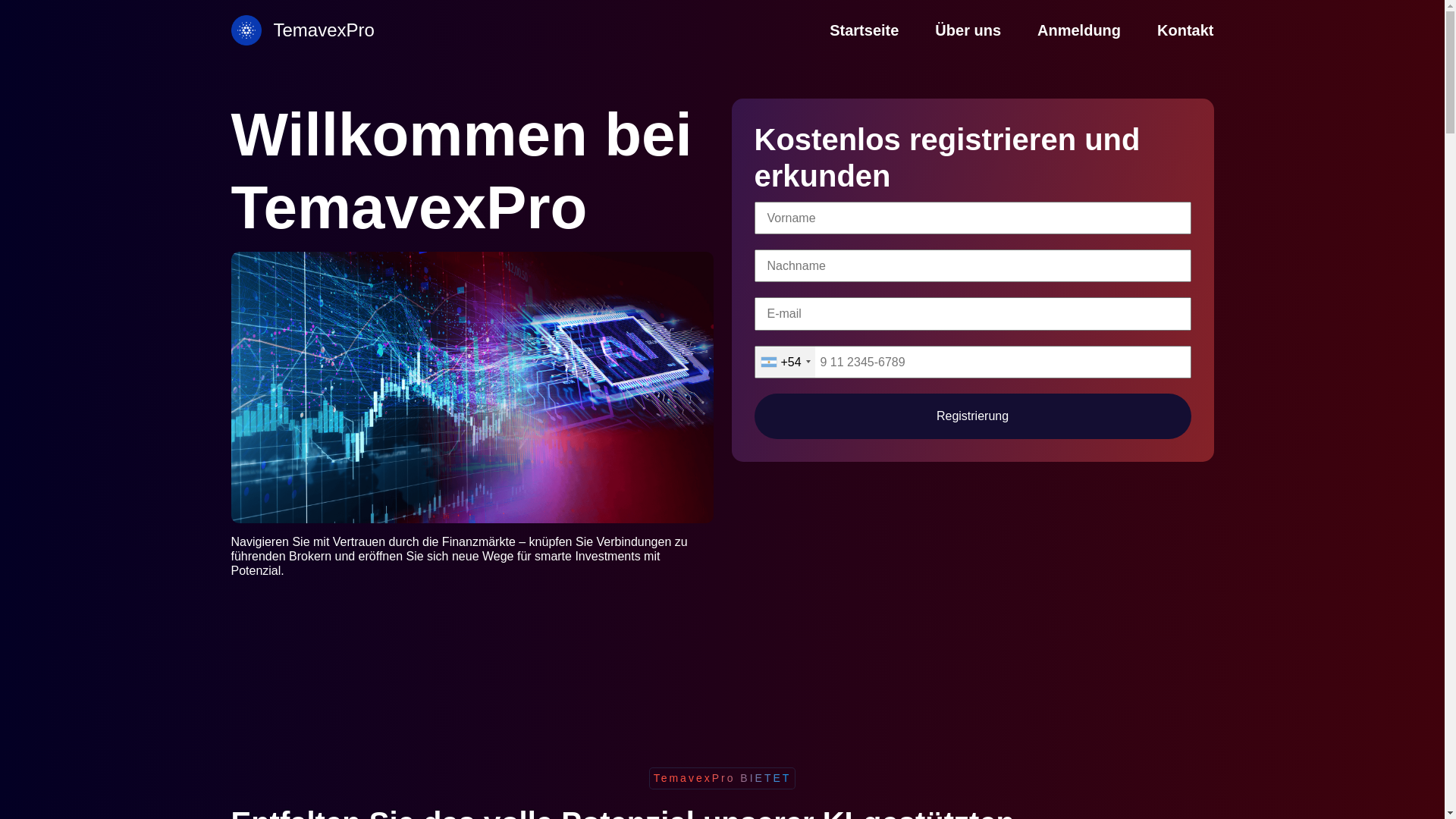 website screenshot of https://temavexproex.de/