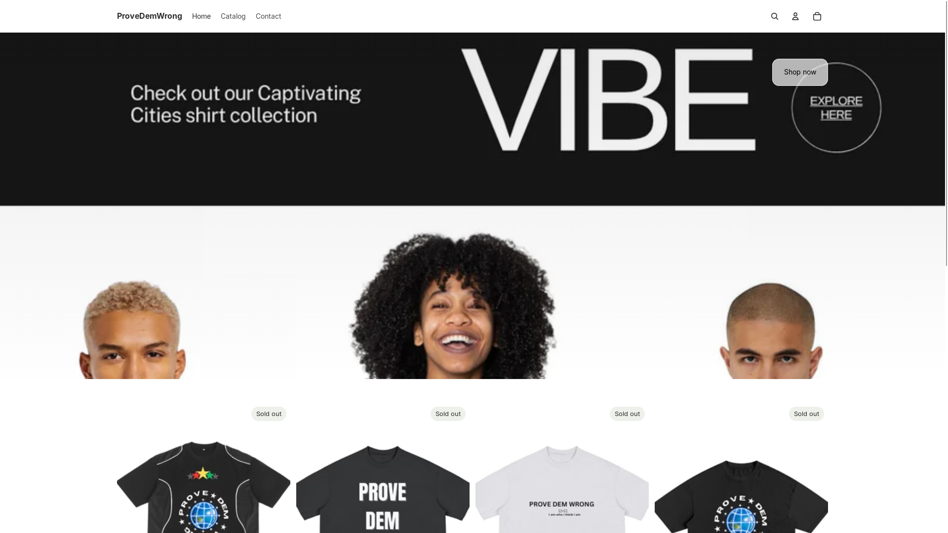 website screenshot of https://provedemwrong.ca/