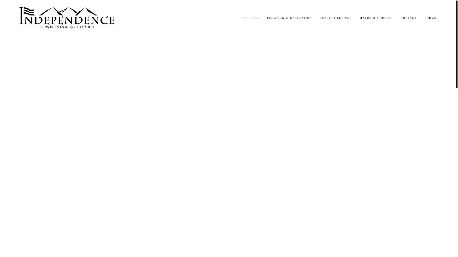 website screenshot of https://independenceut.gov/