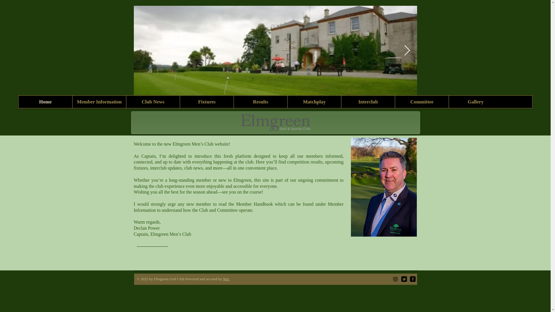 website screenshot of https://elmgreenmembers.com/