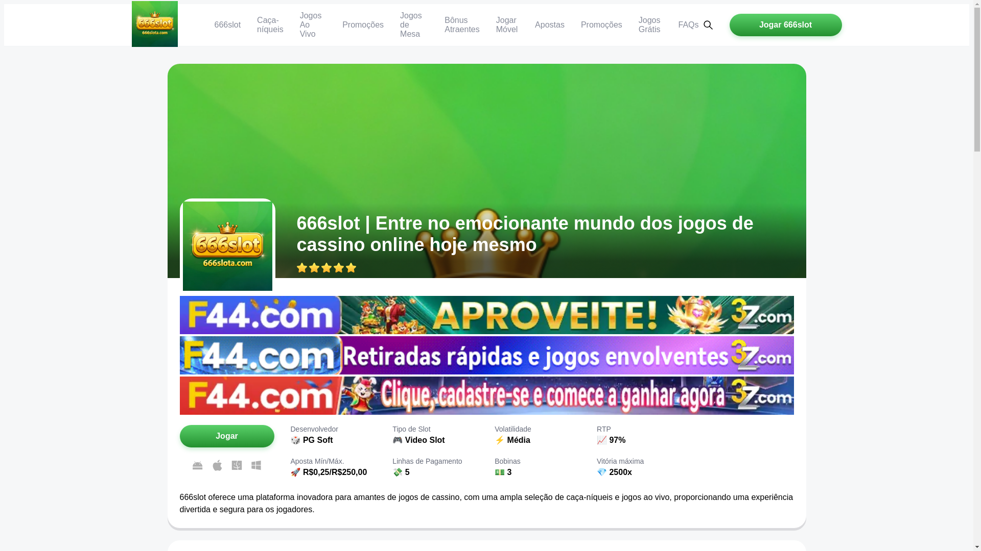 website screenshot of https://666slota.com/