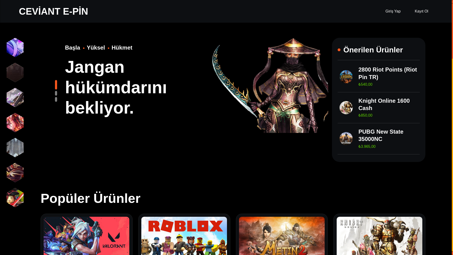 website screenshot of https://ceviantepin.com/