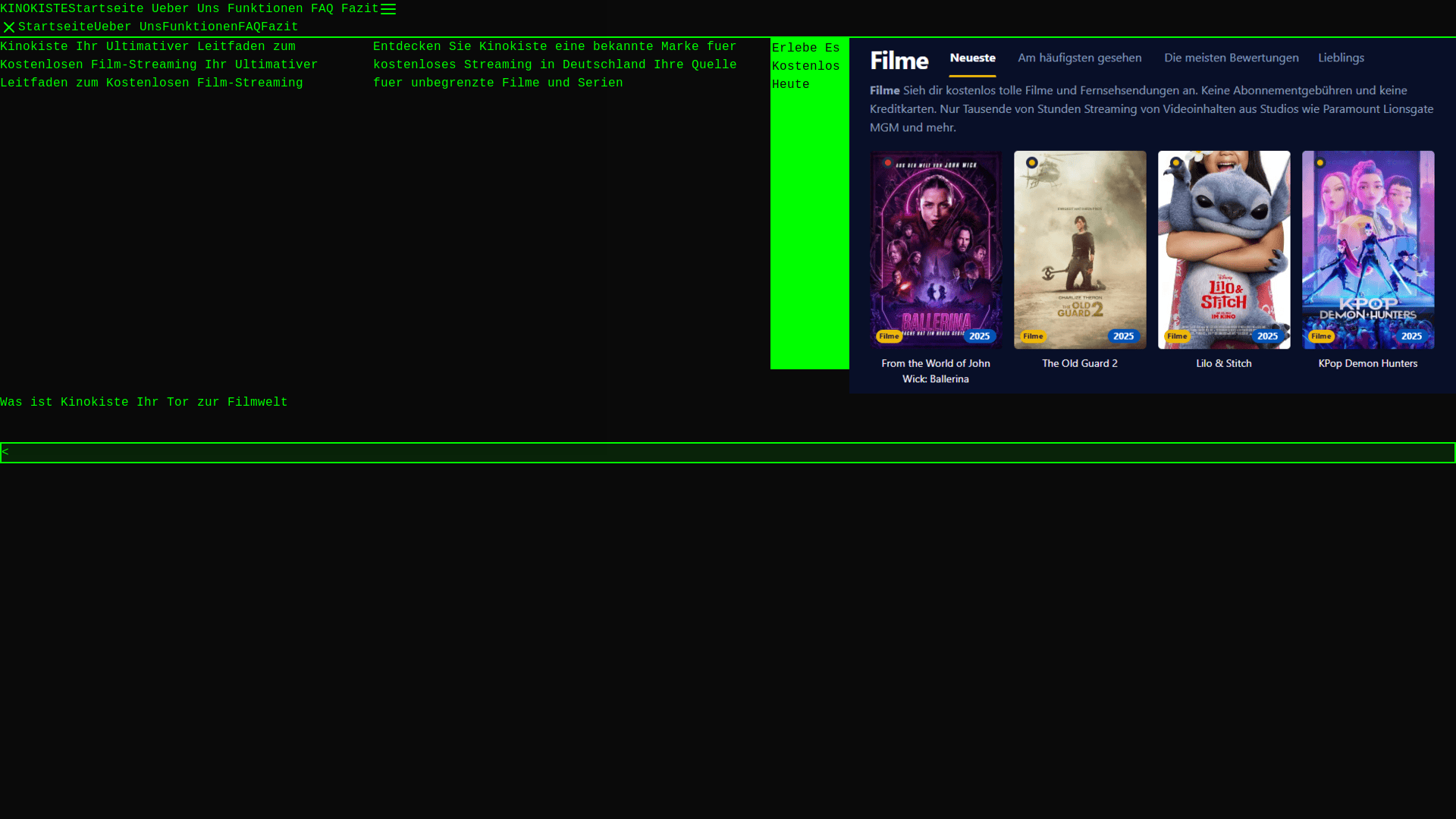 website screenshot of https://kinokiste-6bhb.pages.dev/