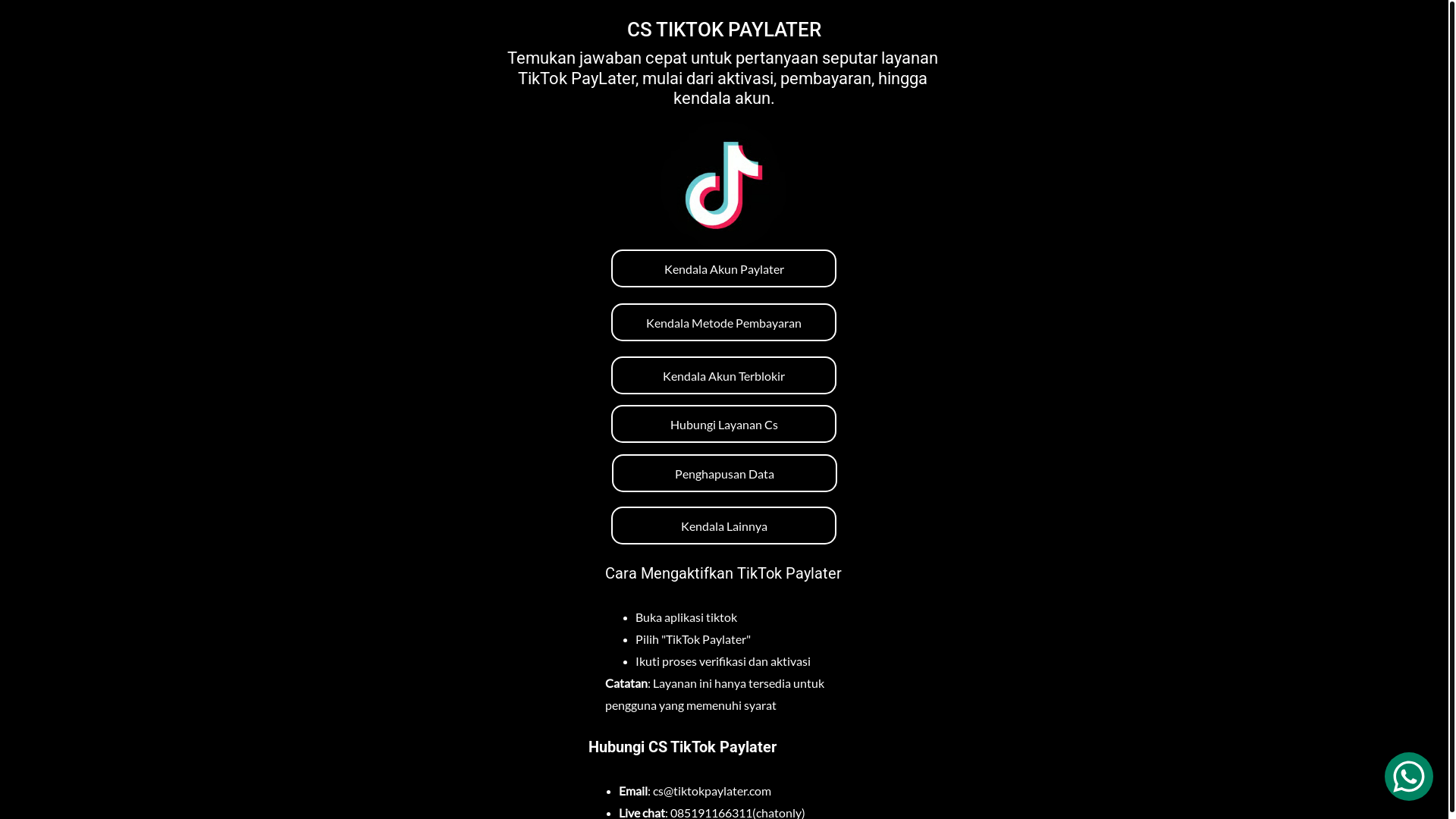 website screenshot of https://cspaylater.com/