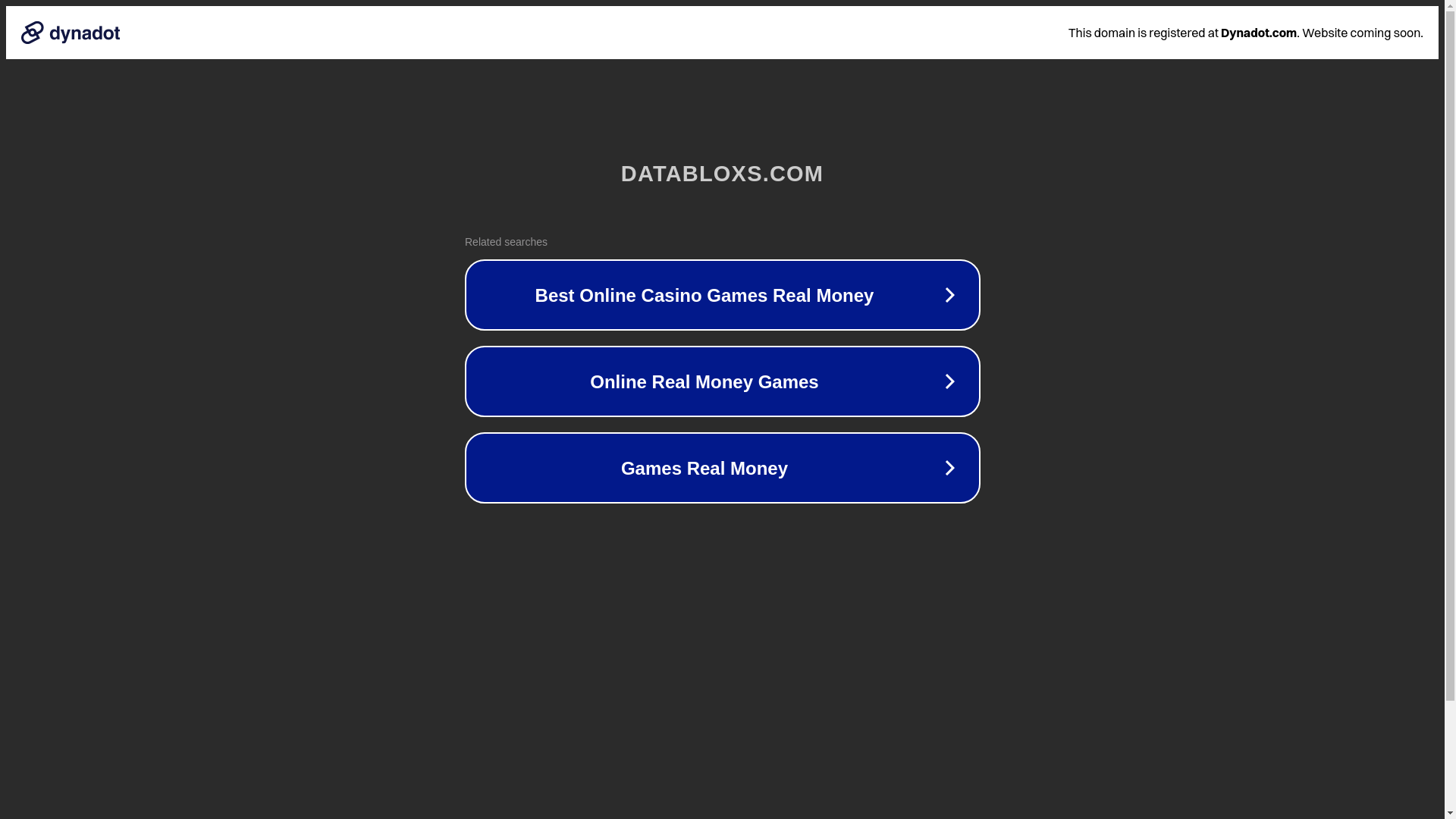 website screenshot of https://databloxs.com/