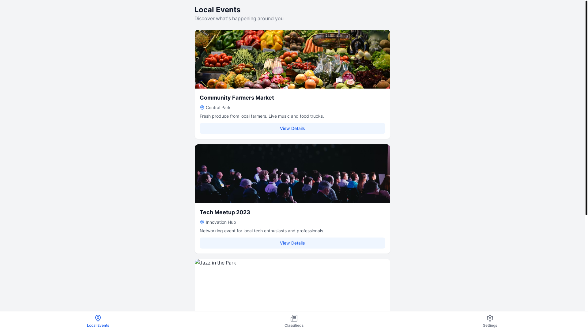 website screenshot of https://localaura.pages.dev/