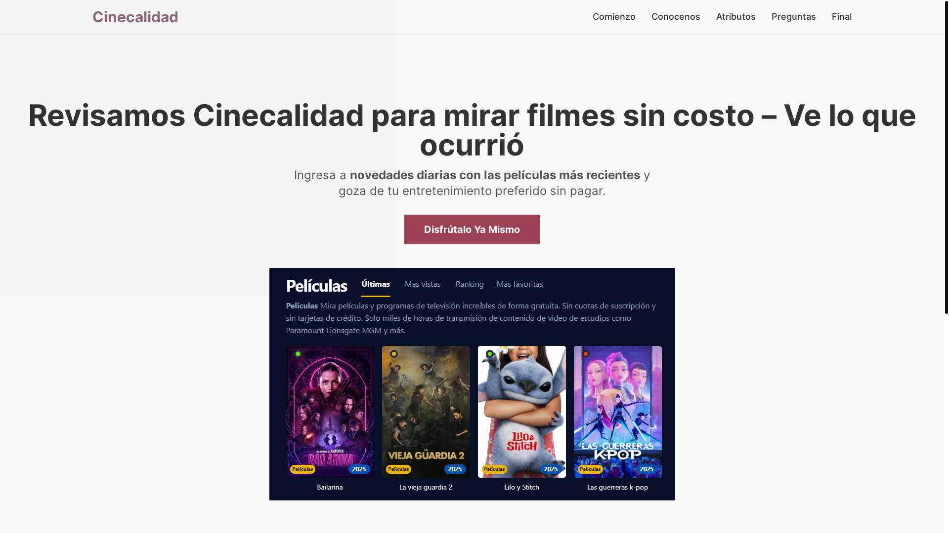 website screenshot of https://cinecalidad-3q1m.pages.dev/