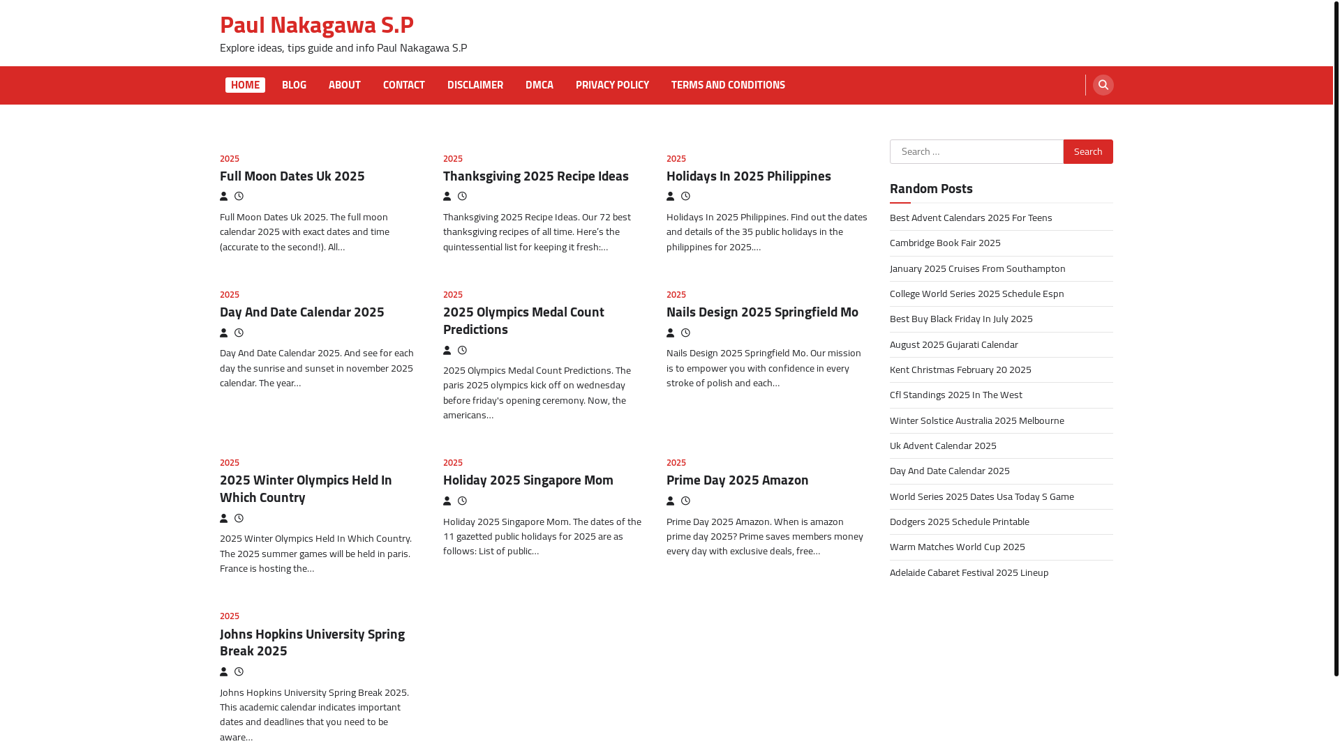 website screenshot of https://paulnakagawasp.pages.dev/