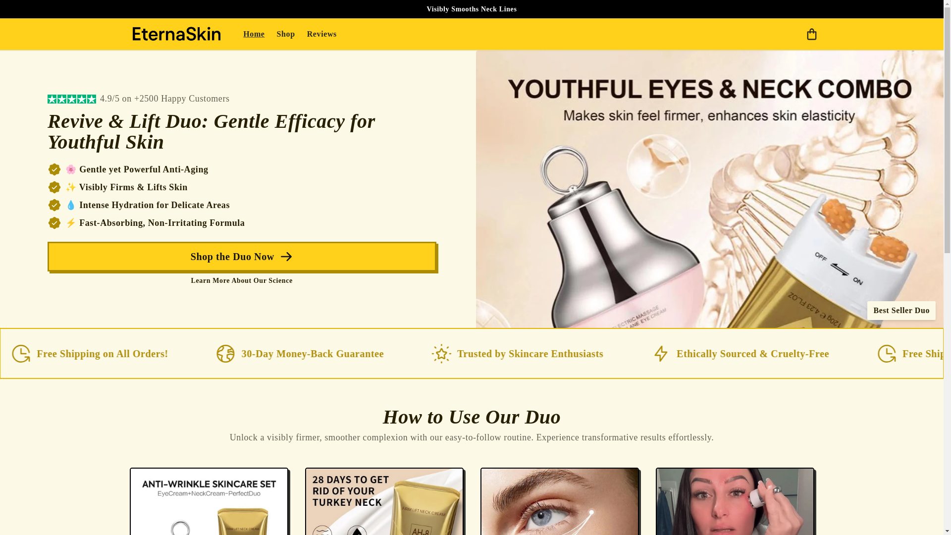 website screenshot of https://eternaskin.com.co/