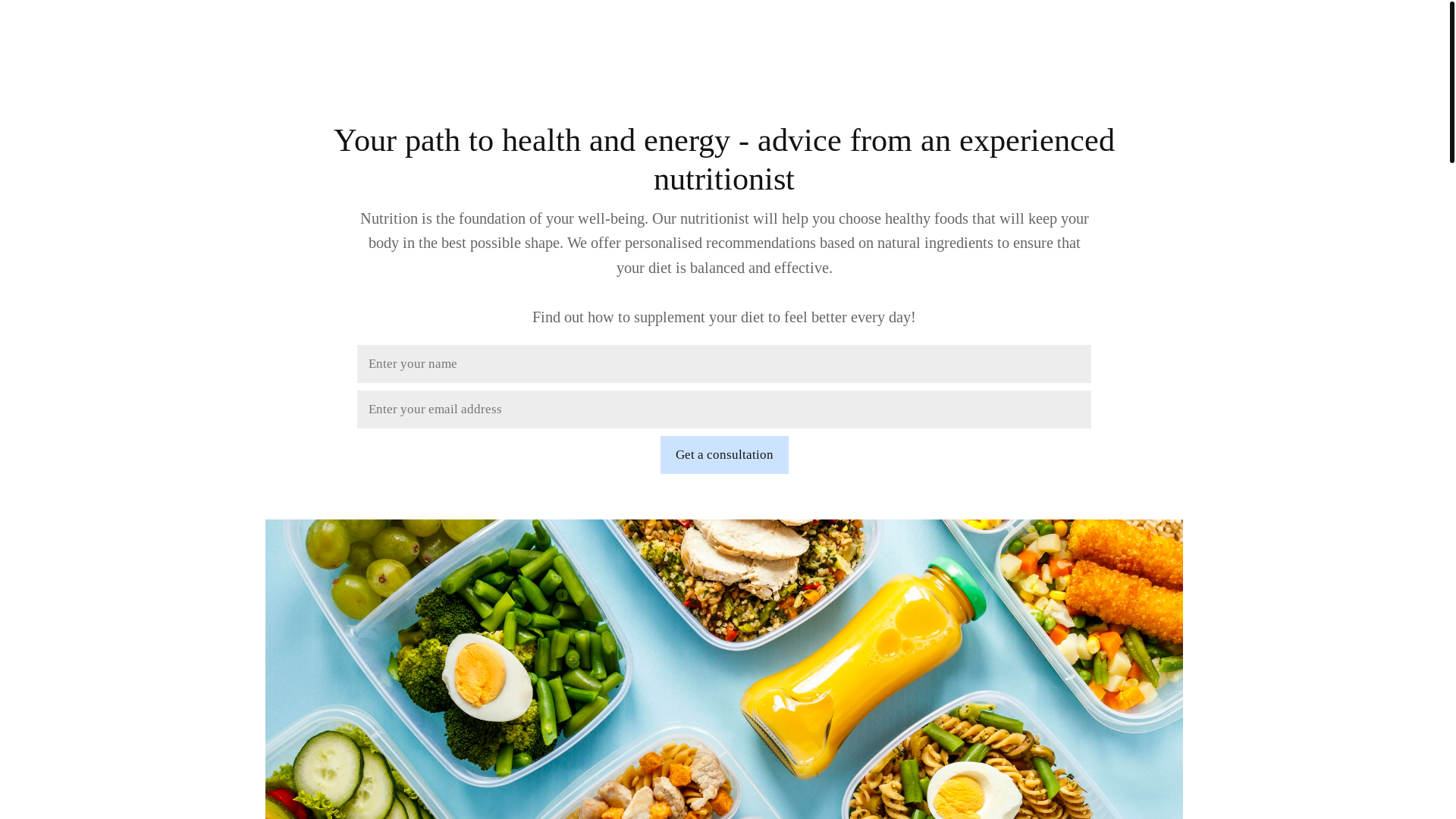 website screenshot of https://healthcompassplus.info/