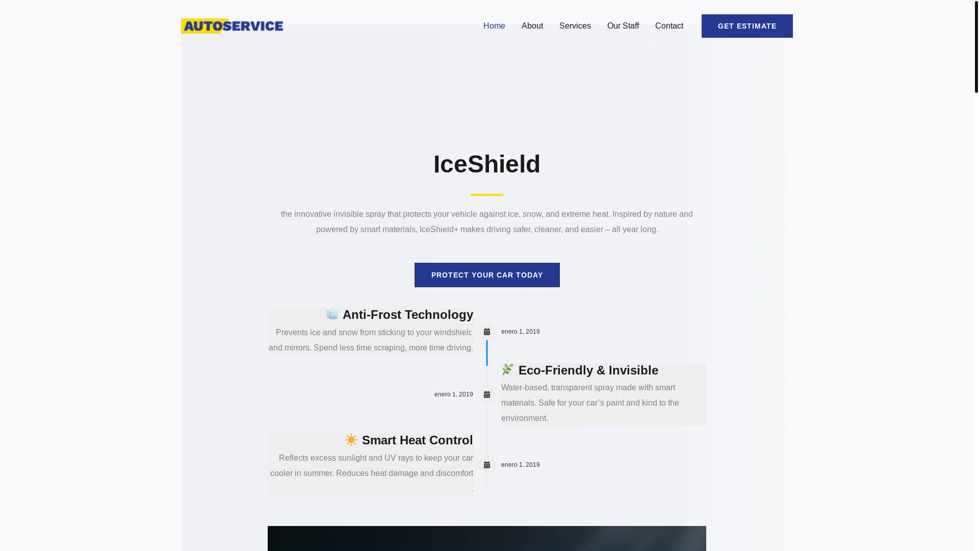 website screenshot of https://iceshieldplus.com/