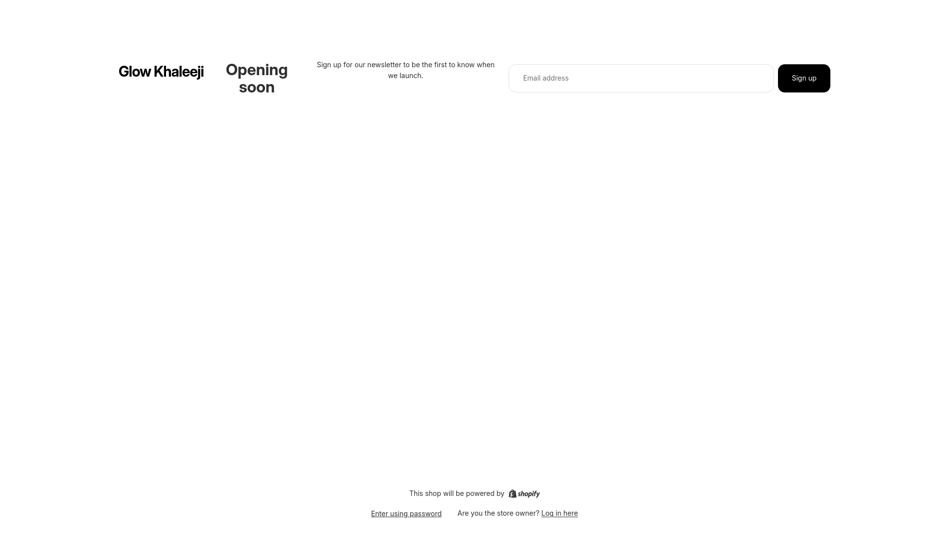 website screenshot of https://glowkhaleeji.com/