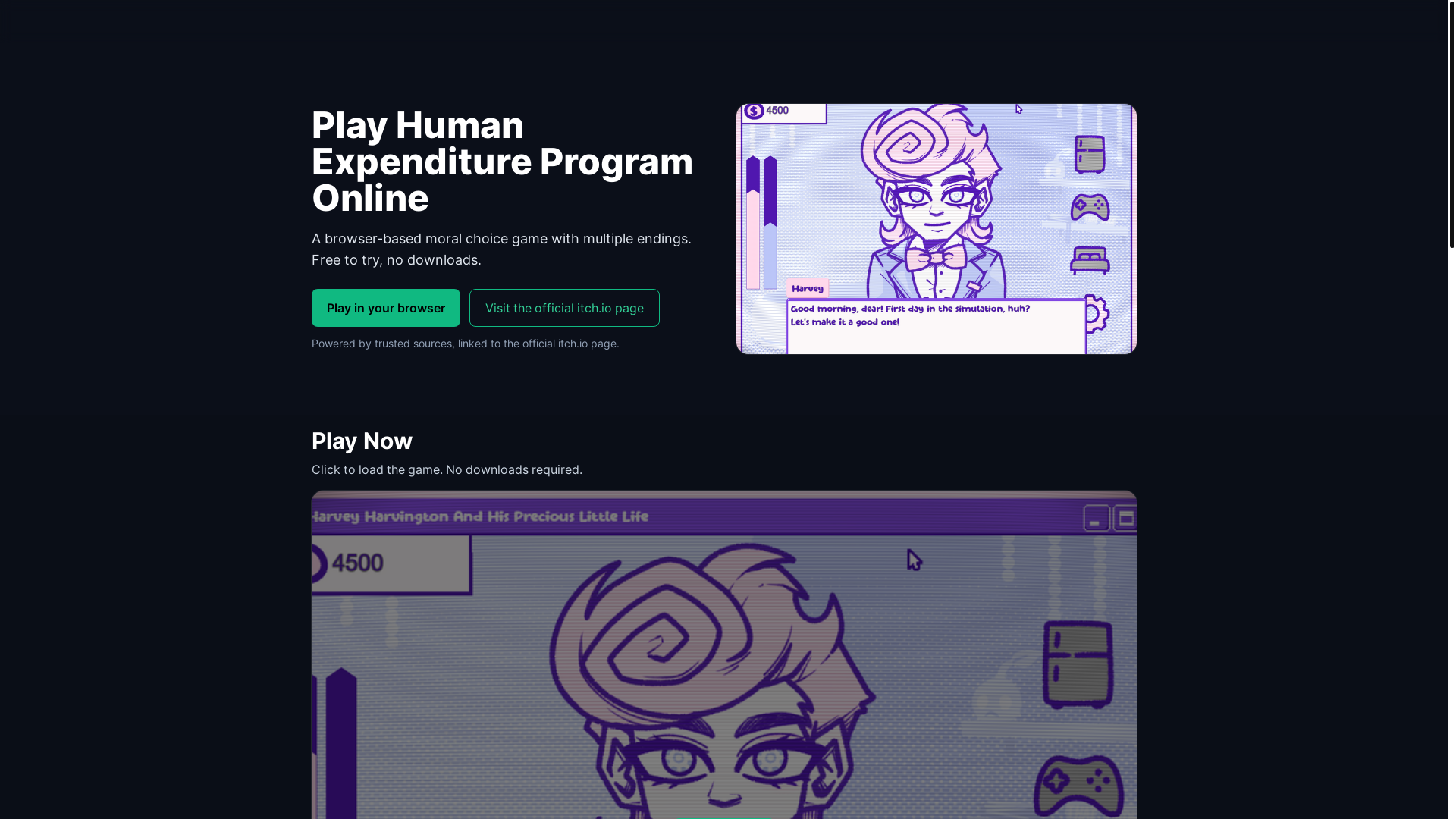 website screenshot of https://humanexpenditureprogram-net.pages.dev/