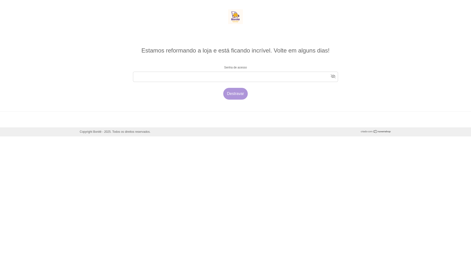 website screenshot of https://bonitee.com.br/