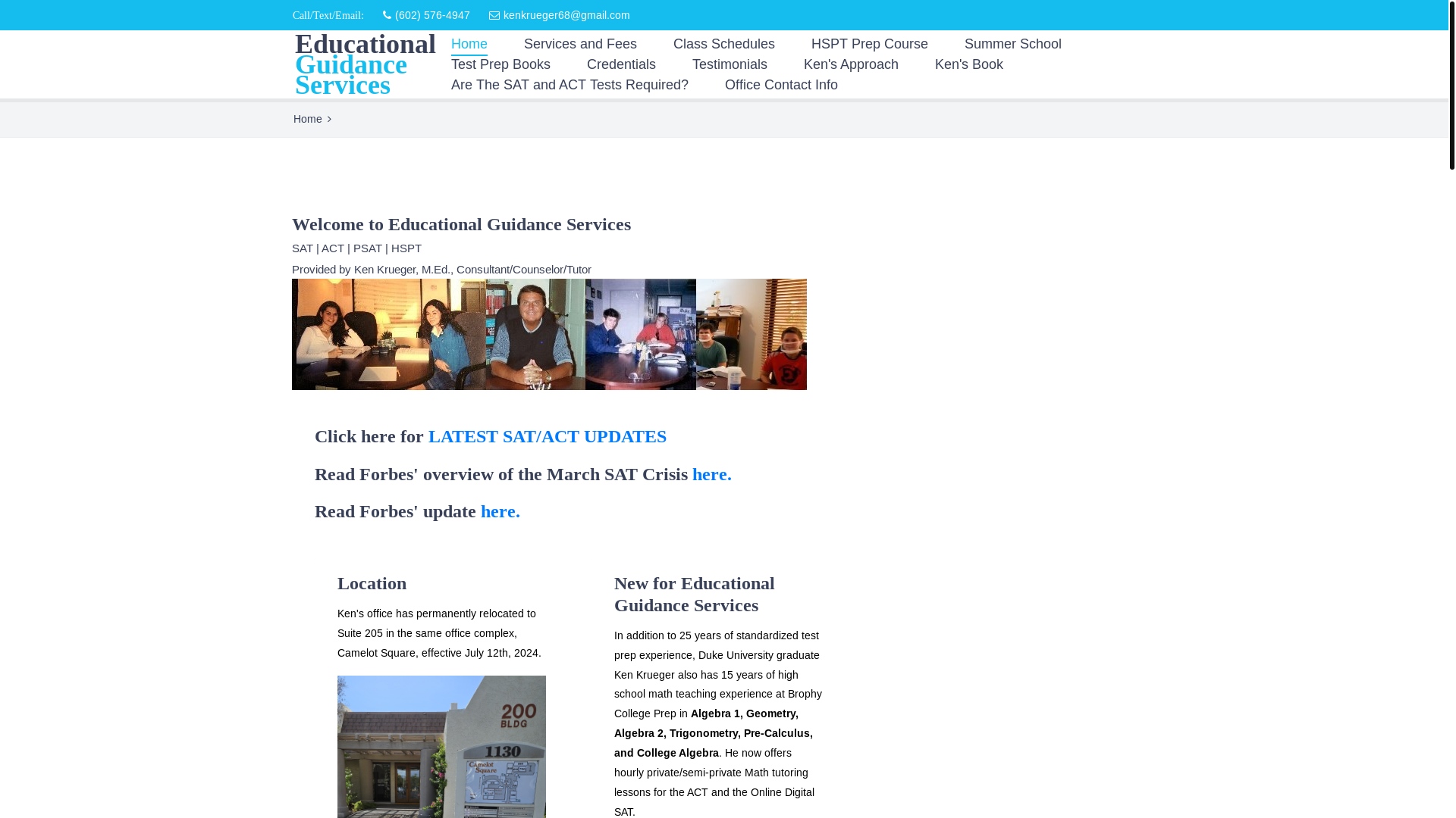 website screenshot of https://educationalguidanceservices.net/