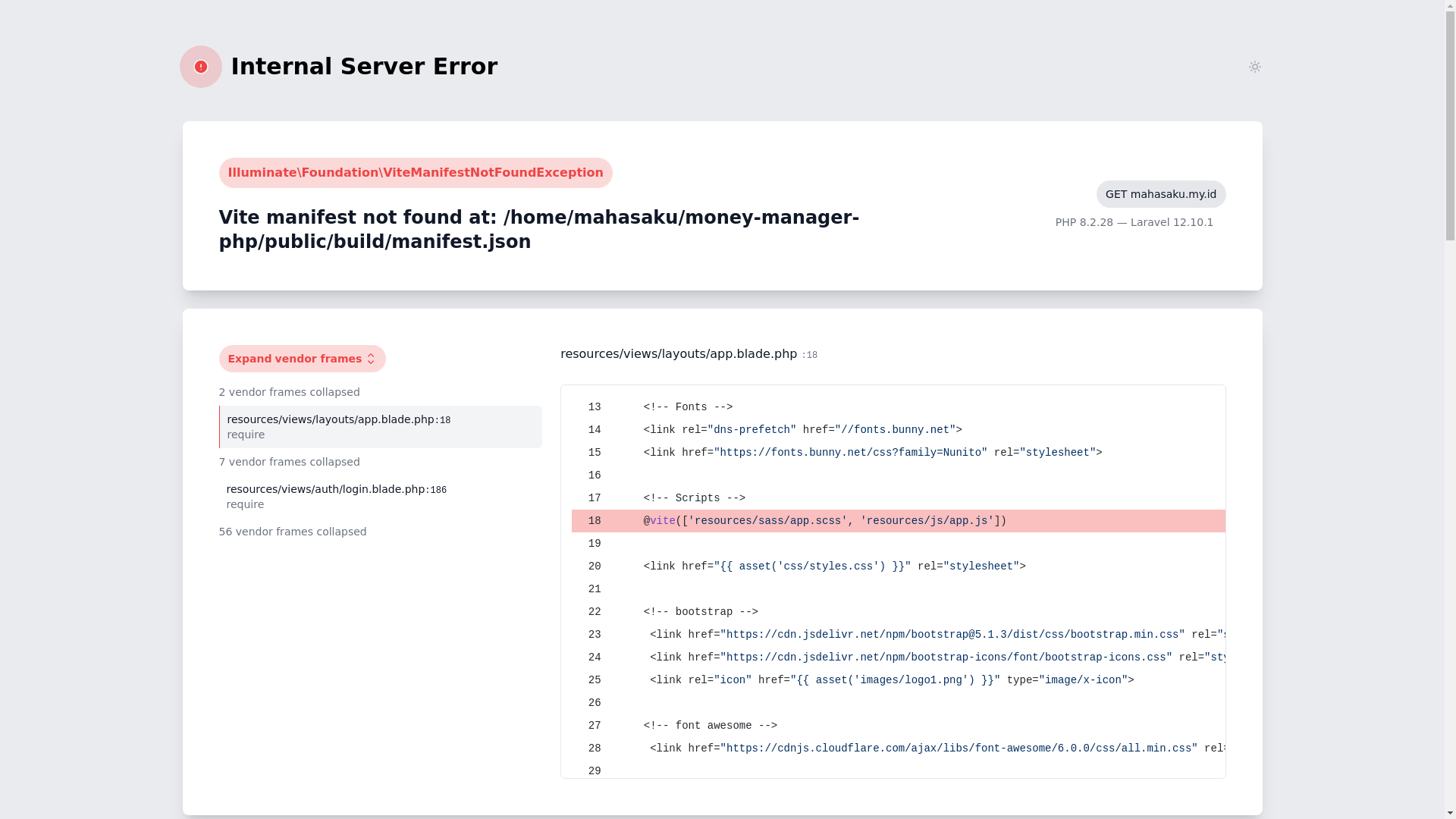 website screenshot of https://mahasaku.my.id/