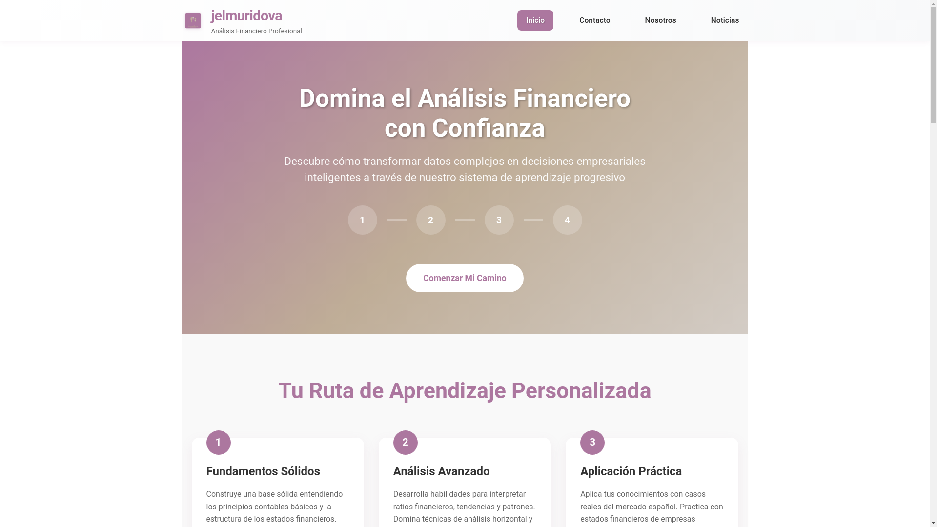 website screenshot of https://jelmuridova.sbs/