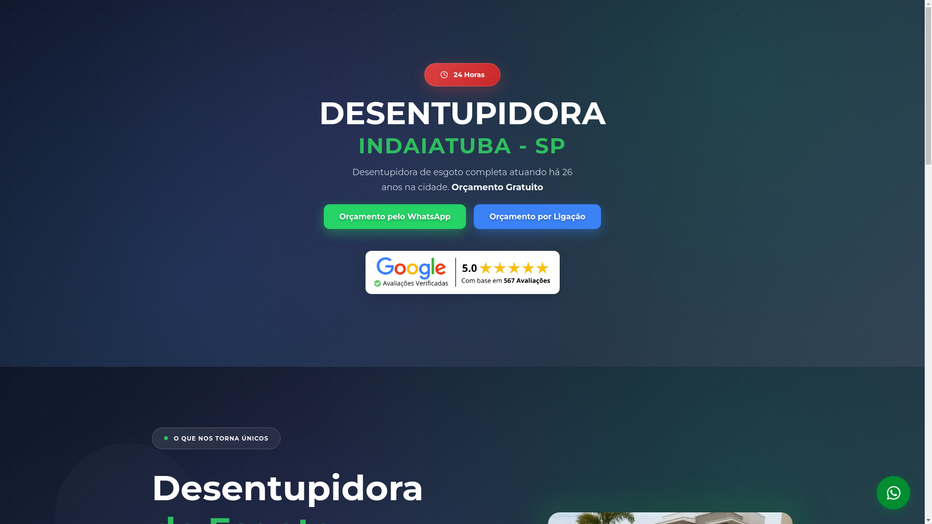 website screenshot of https://desentupidoraemindaiatuba.pages.dev/