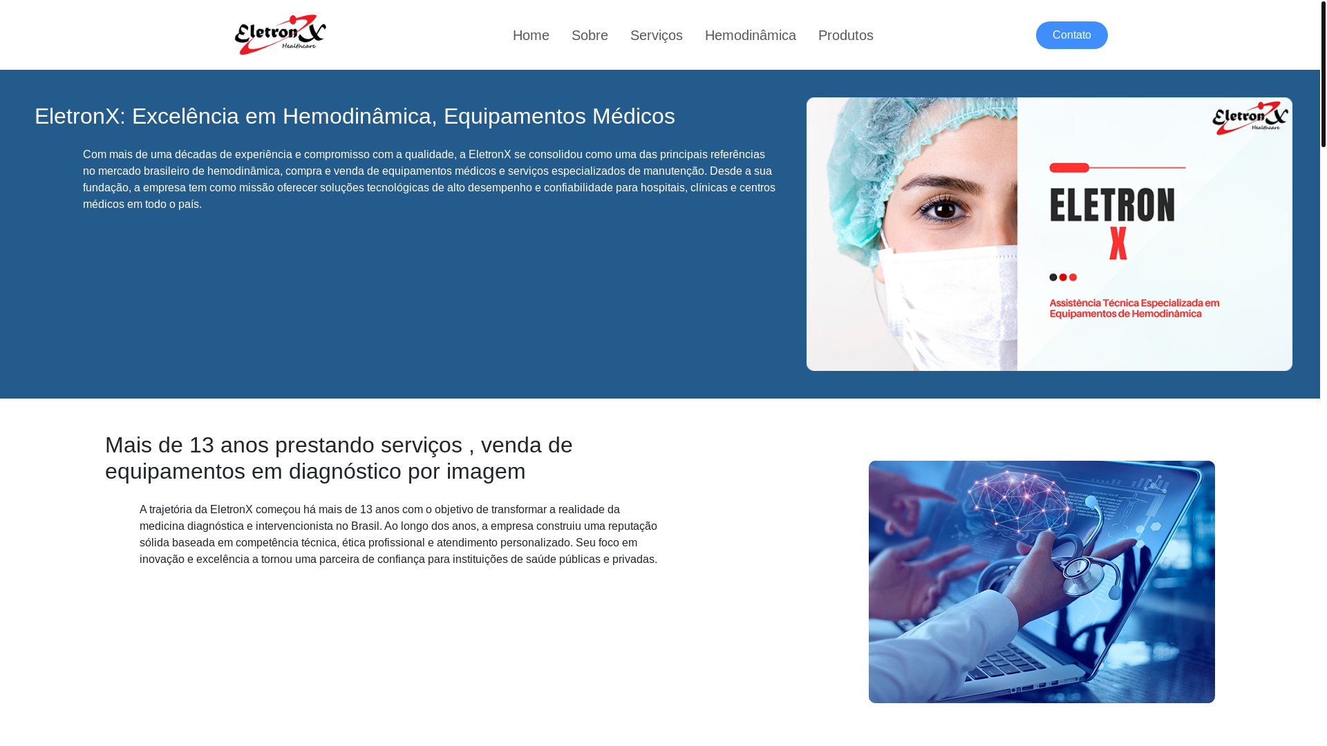 website screenshot of https://site-eletronx-novo.pages.dev/