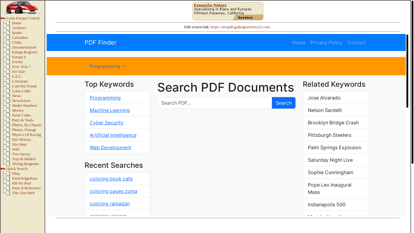 website screenshot of http://lotus-europa.com/siteview.asp?page=https%3A%2F%2Fnewpdf.gudangmoovies21.com%2F