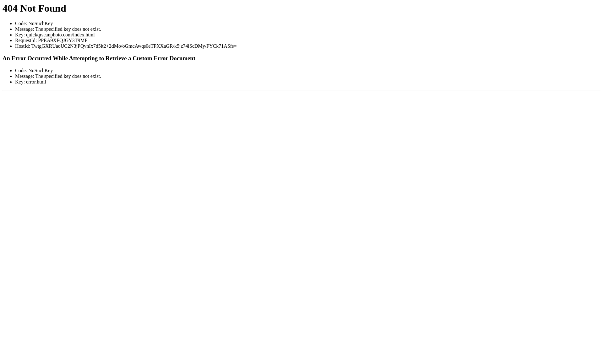 website screenshot of https://quickqrscanphoto.com/