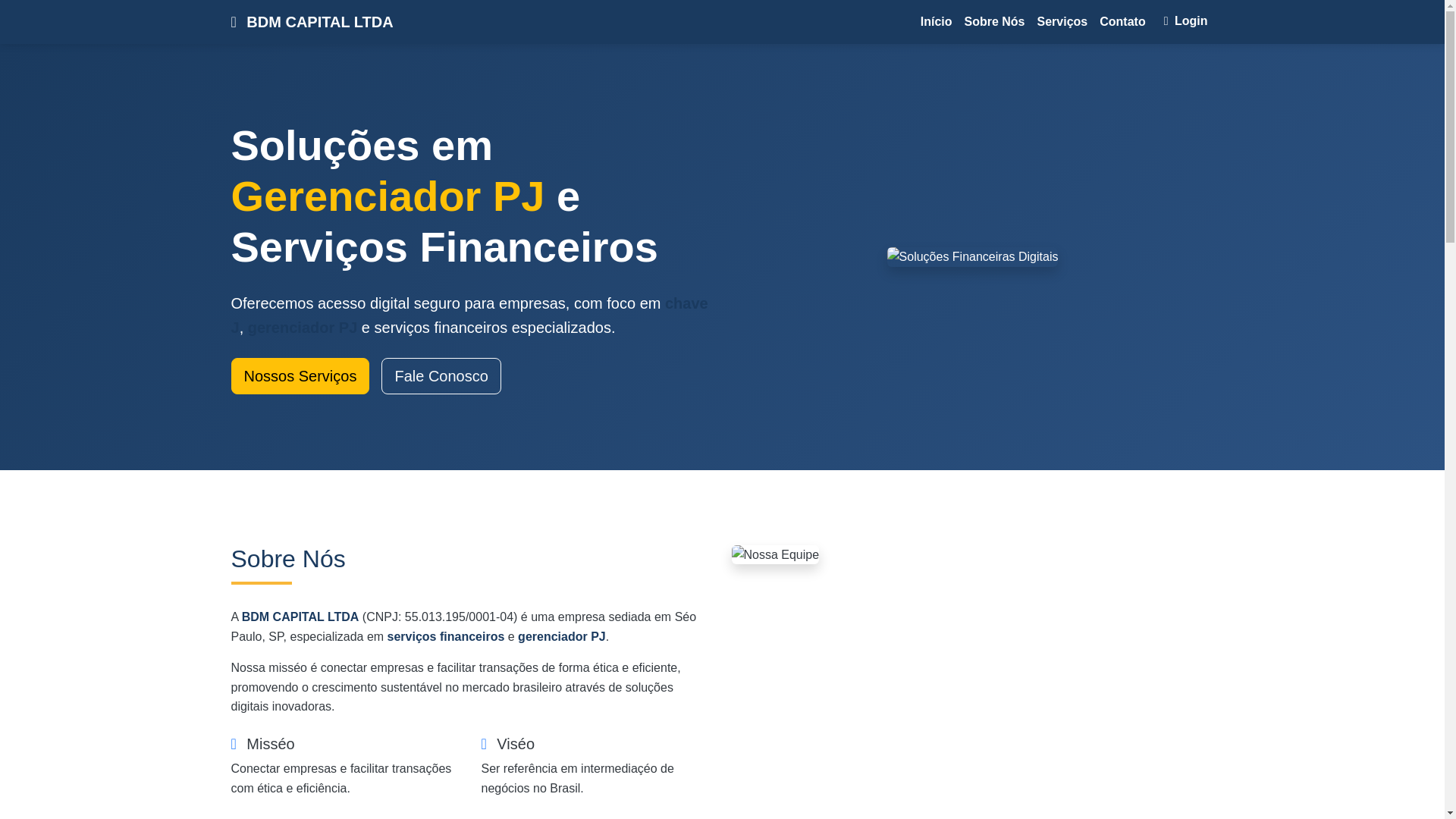 website screenshot of https://bdmcapitalltda.site/
