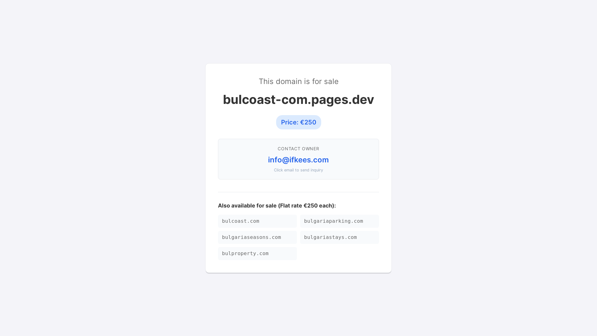website screenshot of https://bulcoast-com.pages.dev/