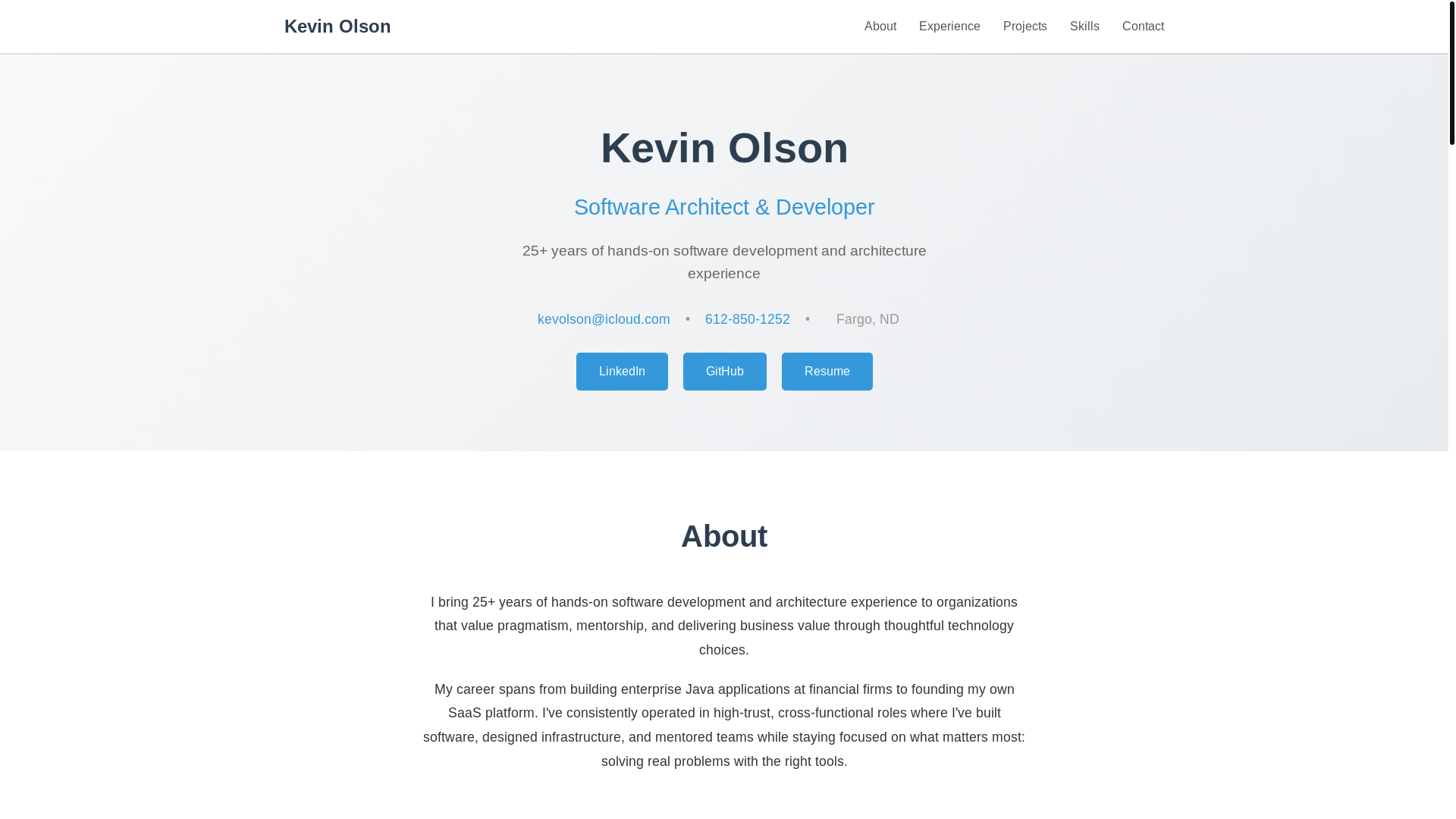 website screenshot of https://kevin-about.pages.dev/