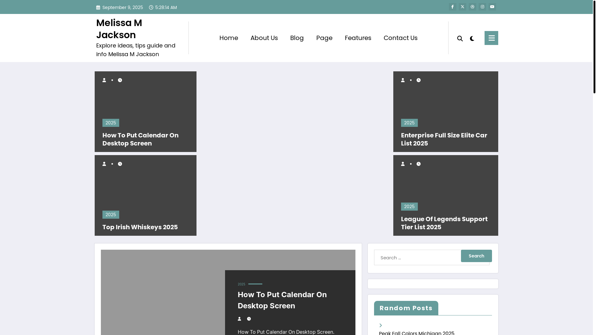 website screenshot of https://melissamjacksont.pages.dev/