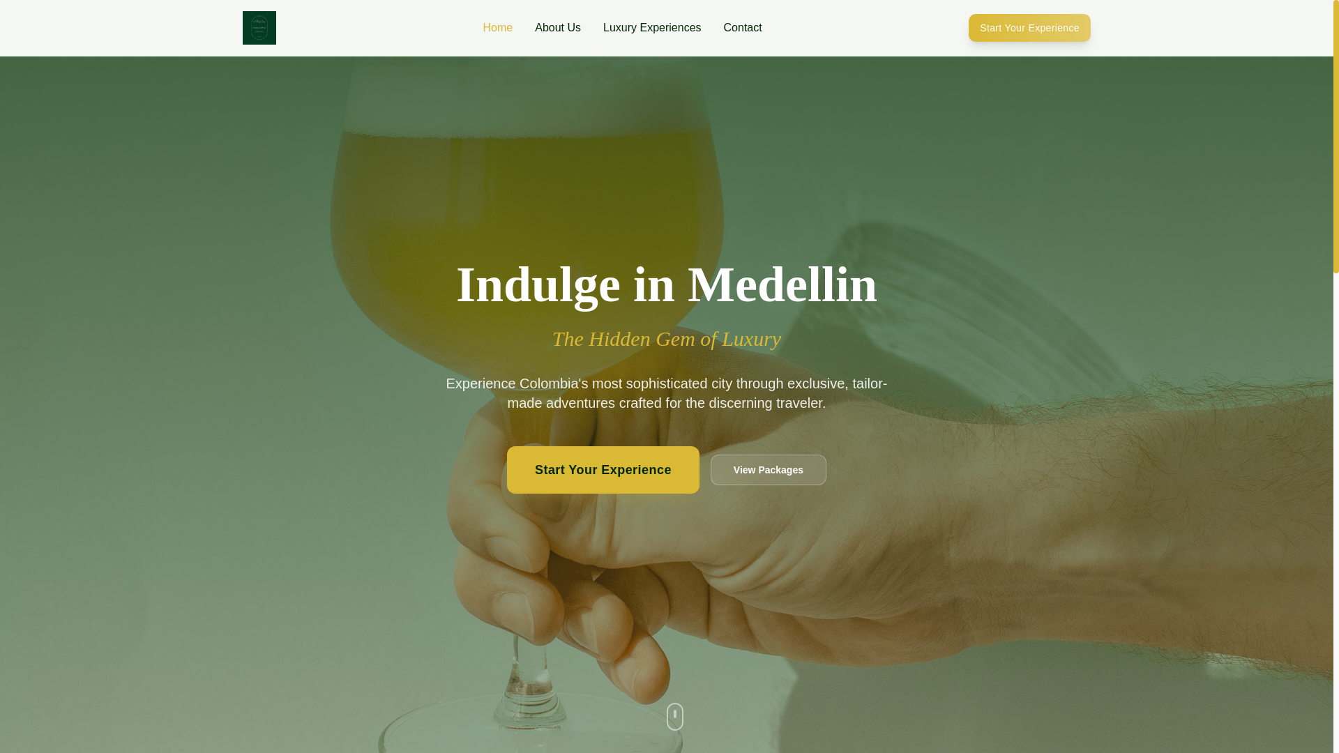 website screenshot of https://medellinprive.com/