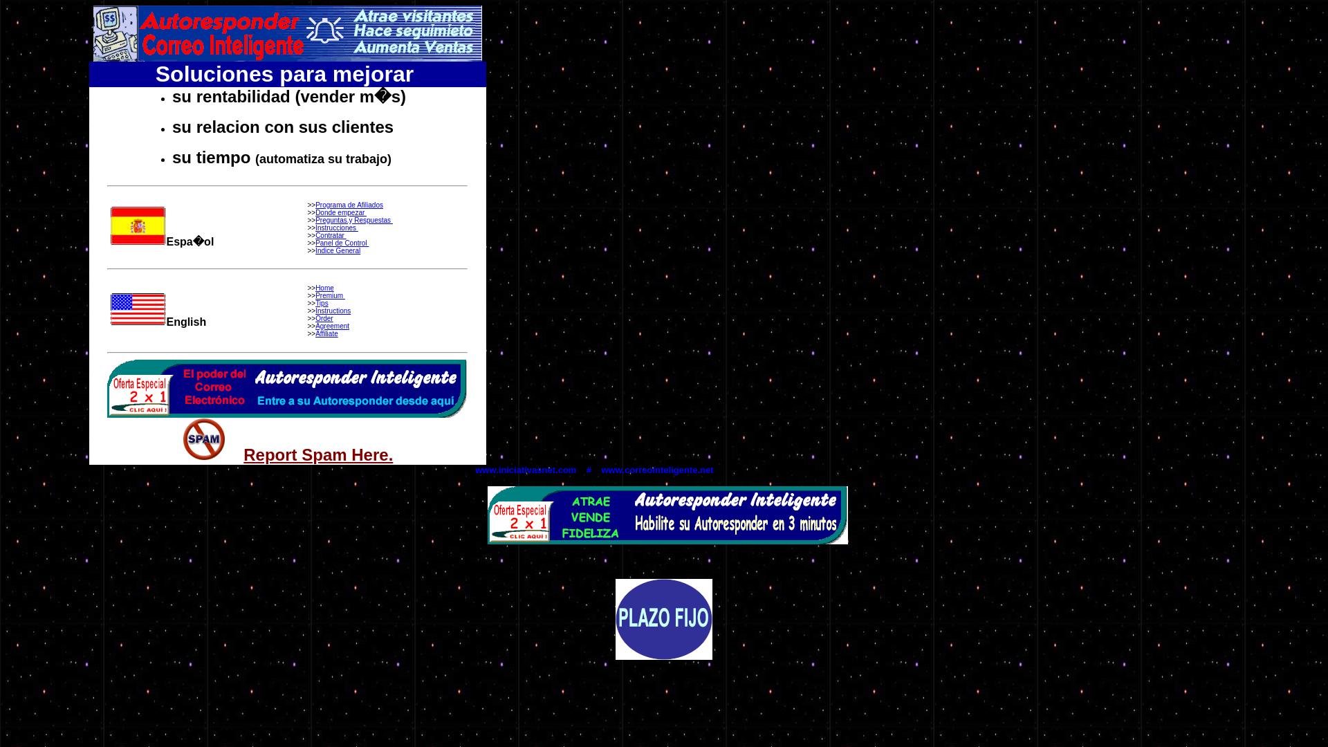 website screenshot of https://correointeligente.pages.dev/