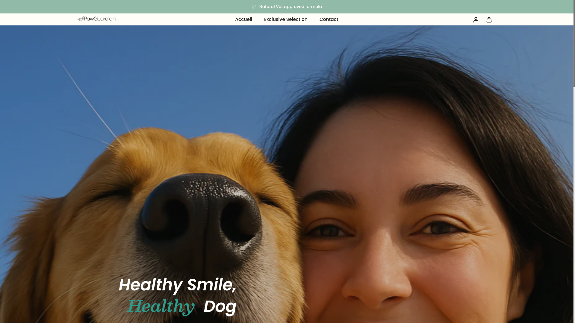 website screenshot of https://paw-guardian.net/