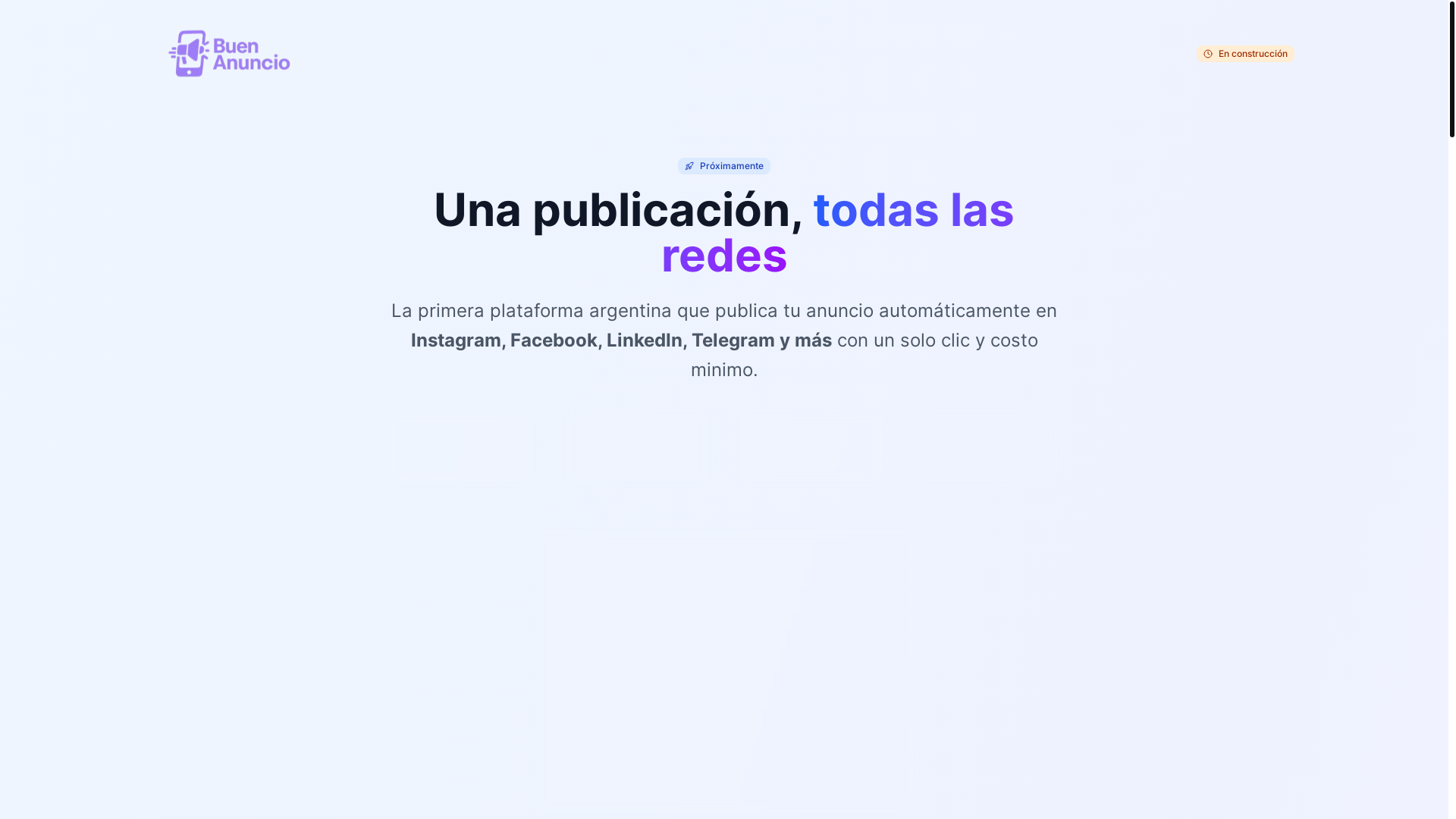 website screenshot of https://buenanuncio.com.ar/