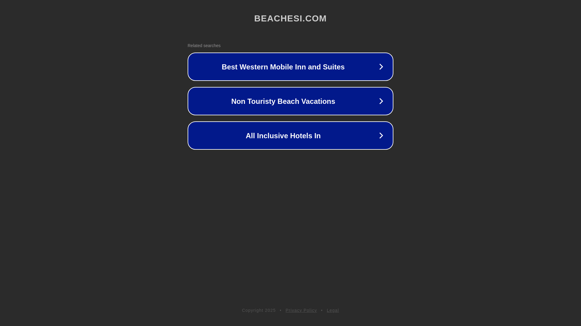 website screenshot of https://beachesi.com/