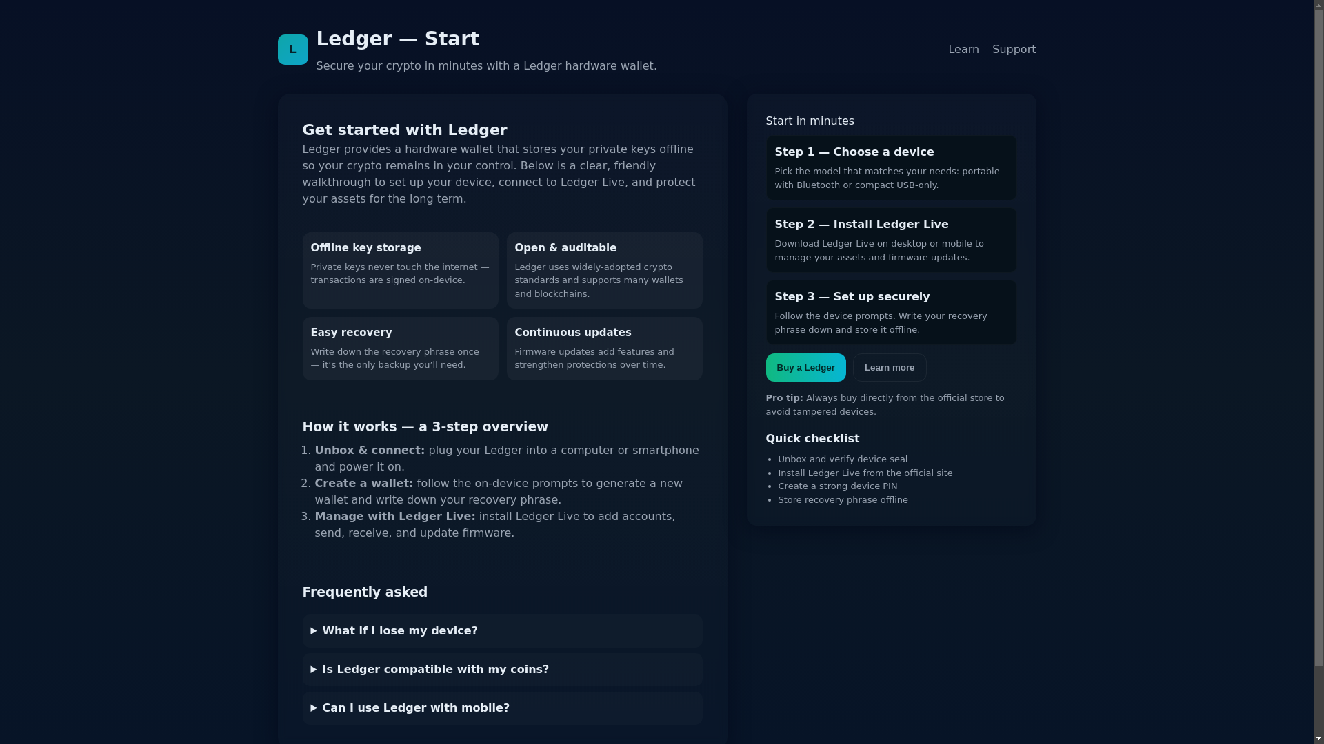 website screenshot of https://recover-com-ledge-help.pages.dev/