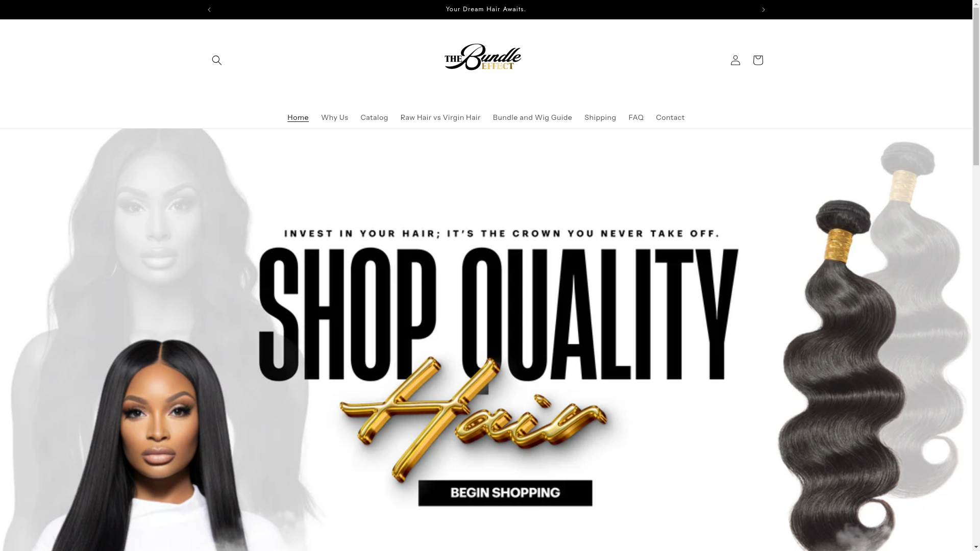 website screenshot of https://thebundleffect.com/