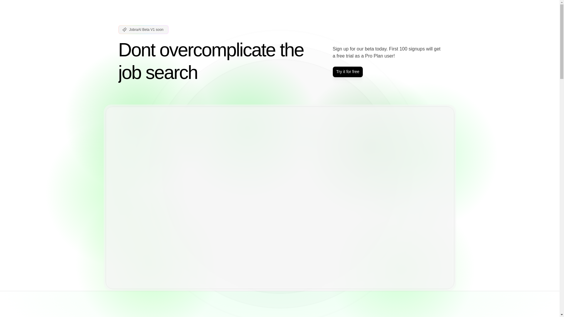 website screenshot of https://jobraai.com/