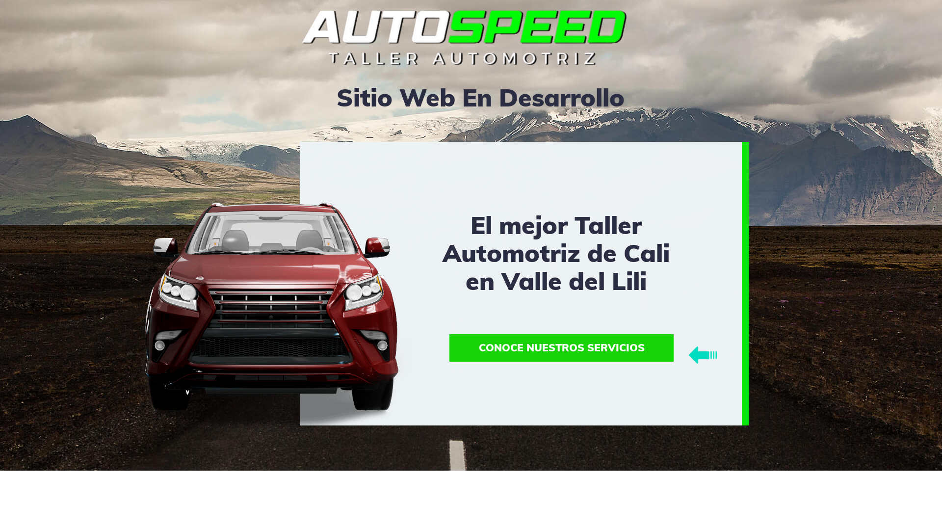 website screenshot of https://autospeedcali.com/